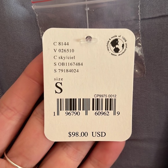 *SOLD* Free People Vintage Summer Midi Dress Blue Small NWT. - Picture 5 of 5